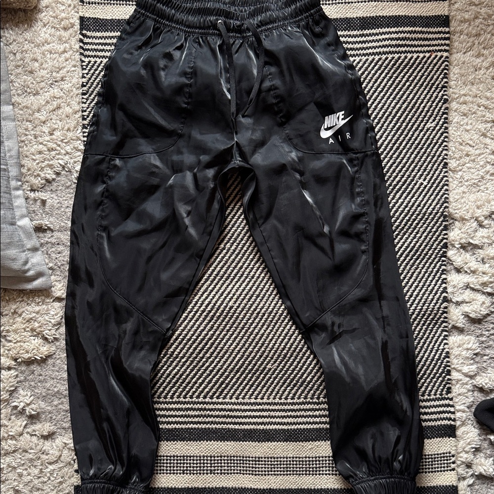 Nike Air Sheen Black Joggers - Picture 5 of 8
